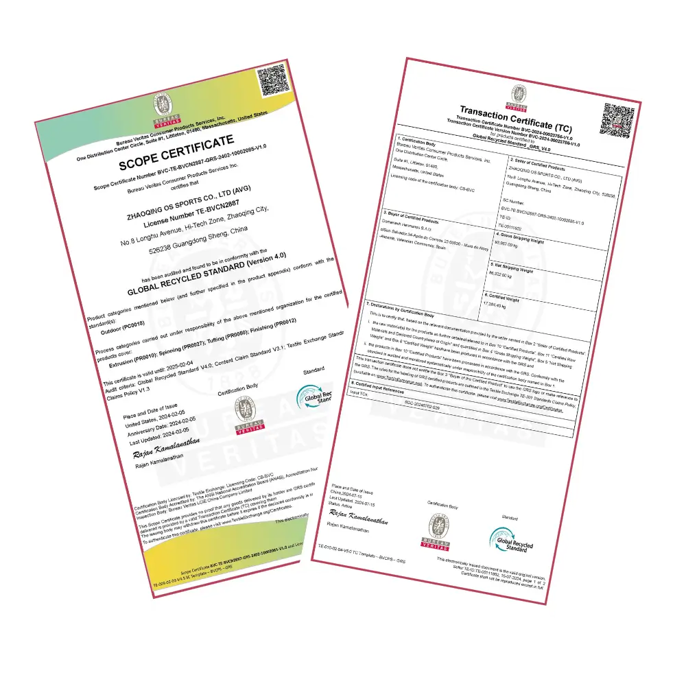 GRS Certification
