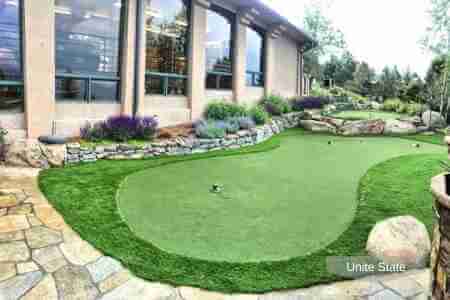 Installing a putting green in backyard