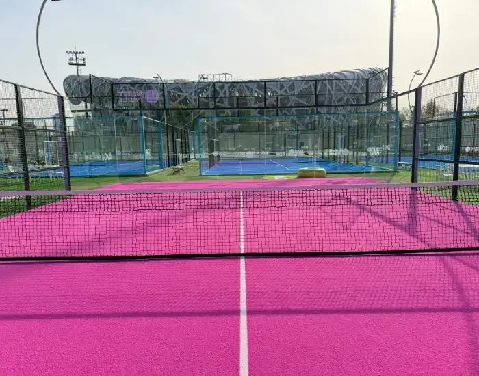 pink padel court